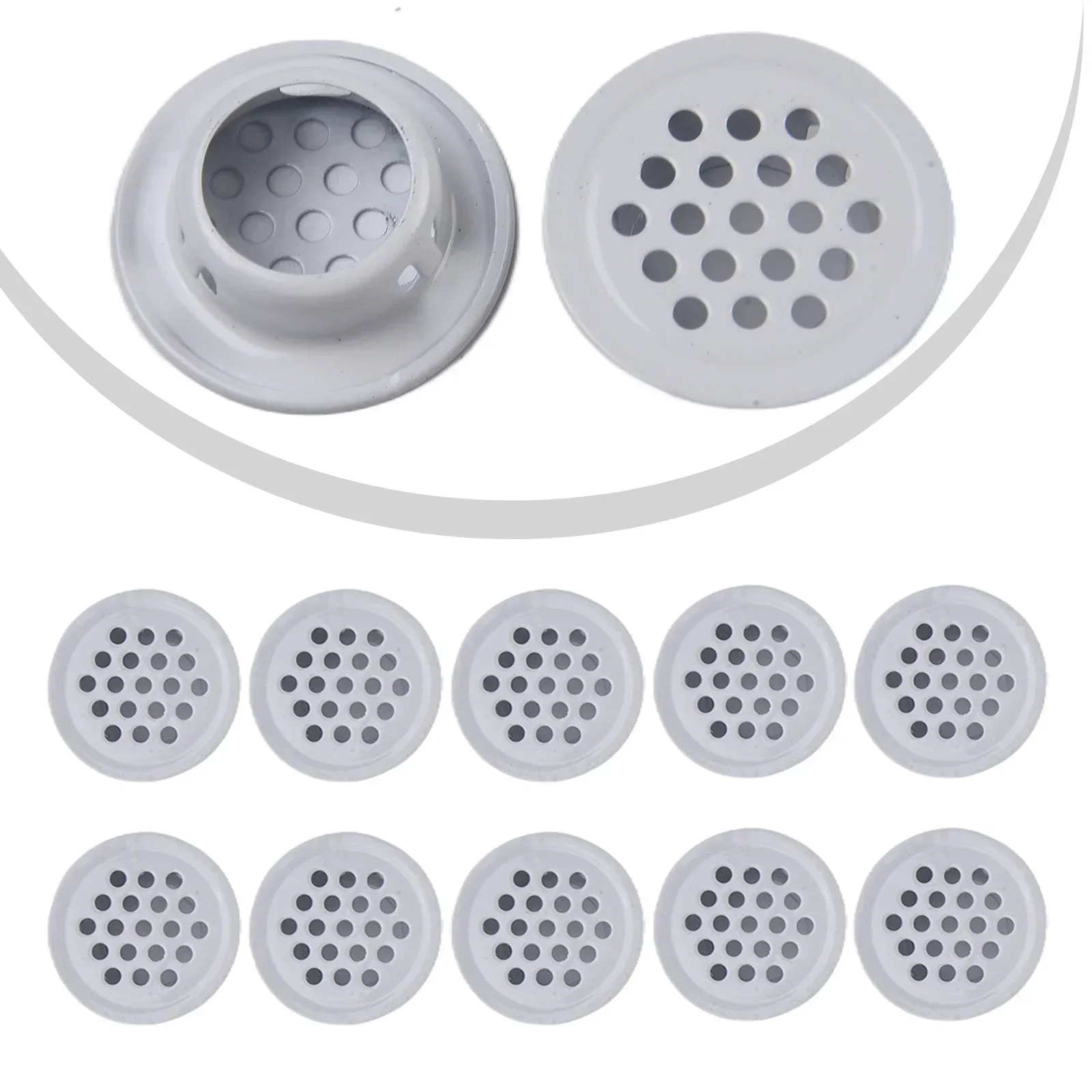 High Quality Metal Flat Round Air Vent Grill Cover Stainless Steel Cupboard Efficient Round Air Vent Grill Cover