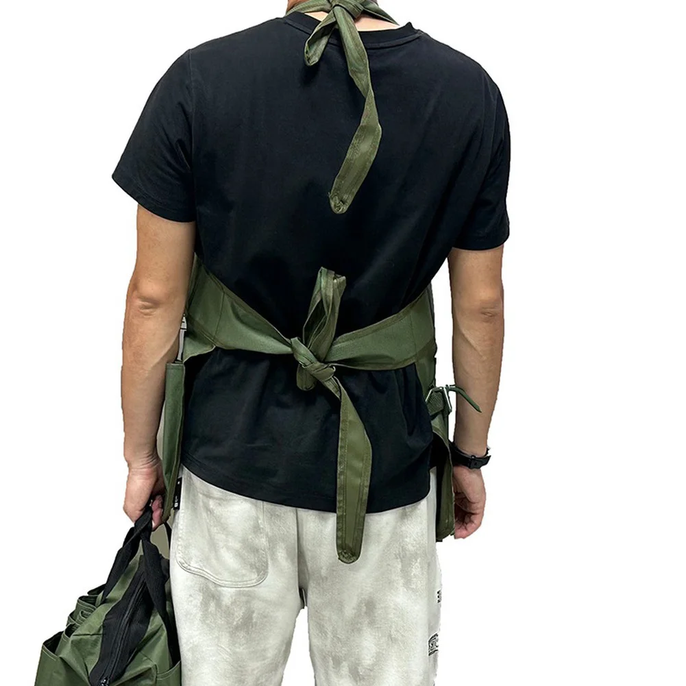 2 Piece 600D Oxford Gardening Tool Apron Set Pocket Storage Bag For Garden Work Belt Pouch Accessories