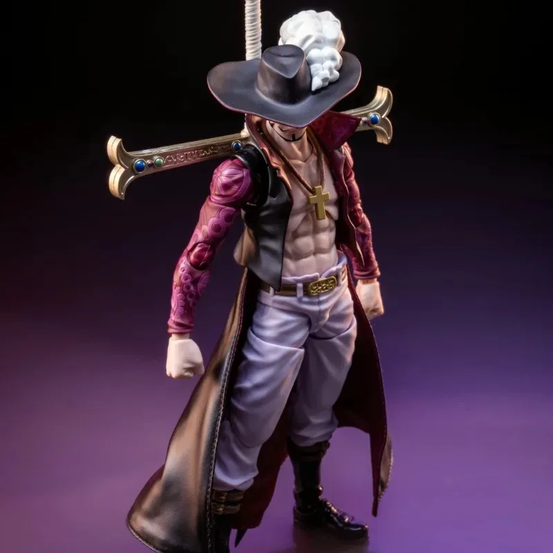 One Piece 1/12 Scale Japanese Anime Dracule Mihawk Black Skirt Clothes for 6'' Shf Action Figures Doll Body Ornament - view 3