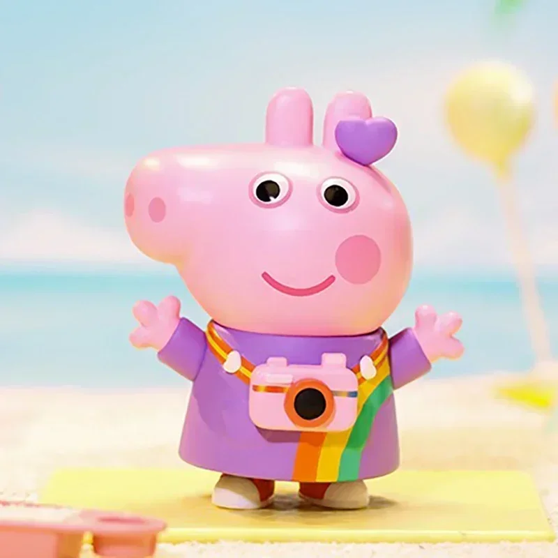 

POP MART Peppa Pig Family Celebration Series Blind Box Toys Kawaii Anime Action Figure Caixa Caja Surprise Mystery Box Dolls