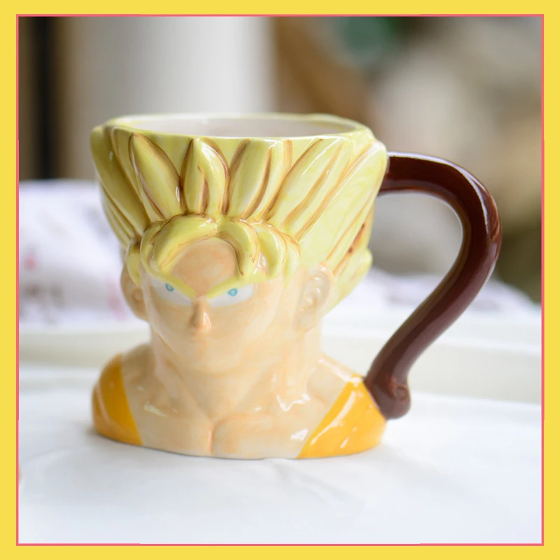 

Animation Peripherals Dragon Ball Mug Ceramic Sun Wukong Mug Turtle Immortal Mug Ornaments Collection Toys Best Birthday Gifts