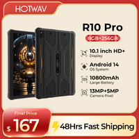 【World Premiere】NEW HOTWAV R10 Pro Rugged Tablets 10800mAh 8GB+256GB OTG Charging Tablet For Field Exploration+Mountain Climbing
