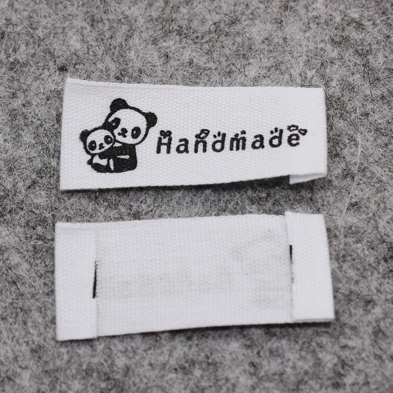 Handmade Cotton Fabric Label: In-Stock Cotton Neck Label for Children\'s Sweaters, Scarves, and Handmade Fabric Bags