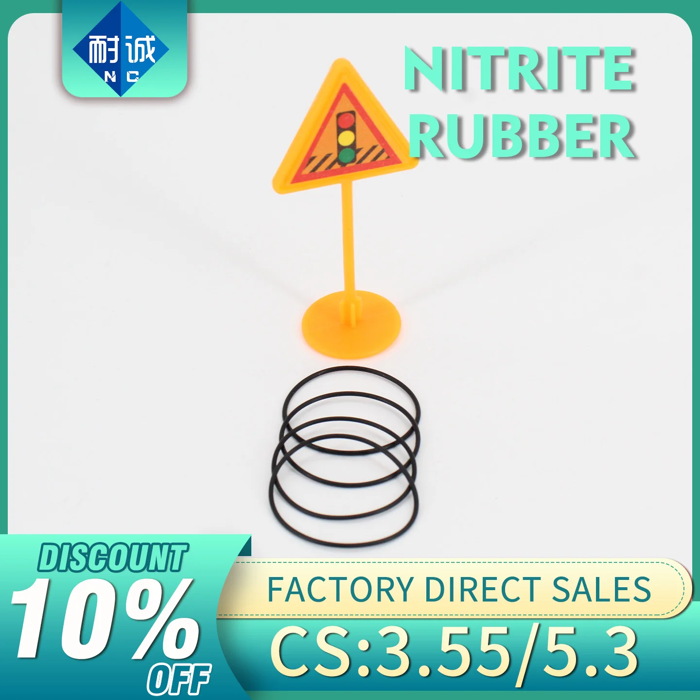 CS 3.55/5.3mm NBR Nitrile Rubber O-Ring Wear resistant and waterproof Sealing Washer Gasket, Bulk Wholesale