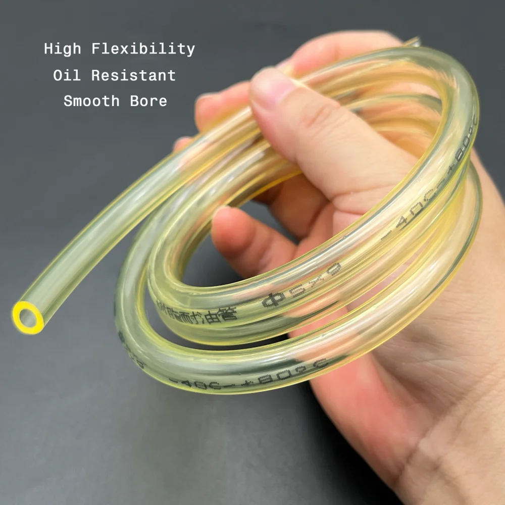 Fuel Gas Hose ID 3/4/5/6/8/10/12/14/16mm TPU Petrol Pipe for Motorcycle Car Oil Resistant Flexible TPU Fuel Hose 1/2/5Meters