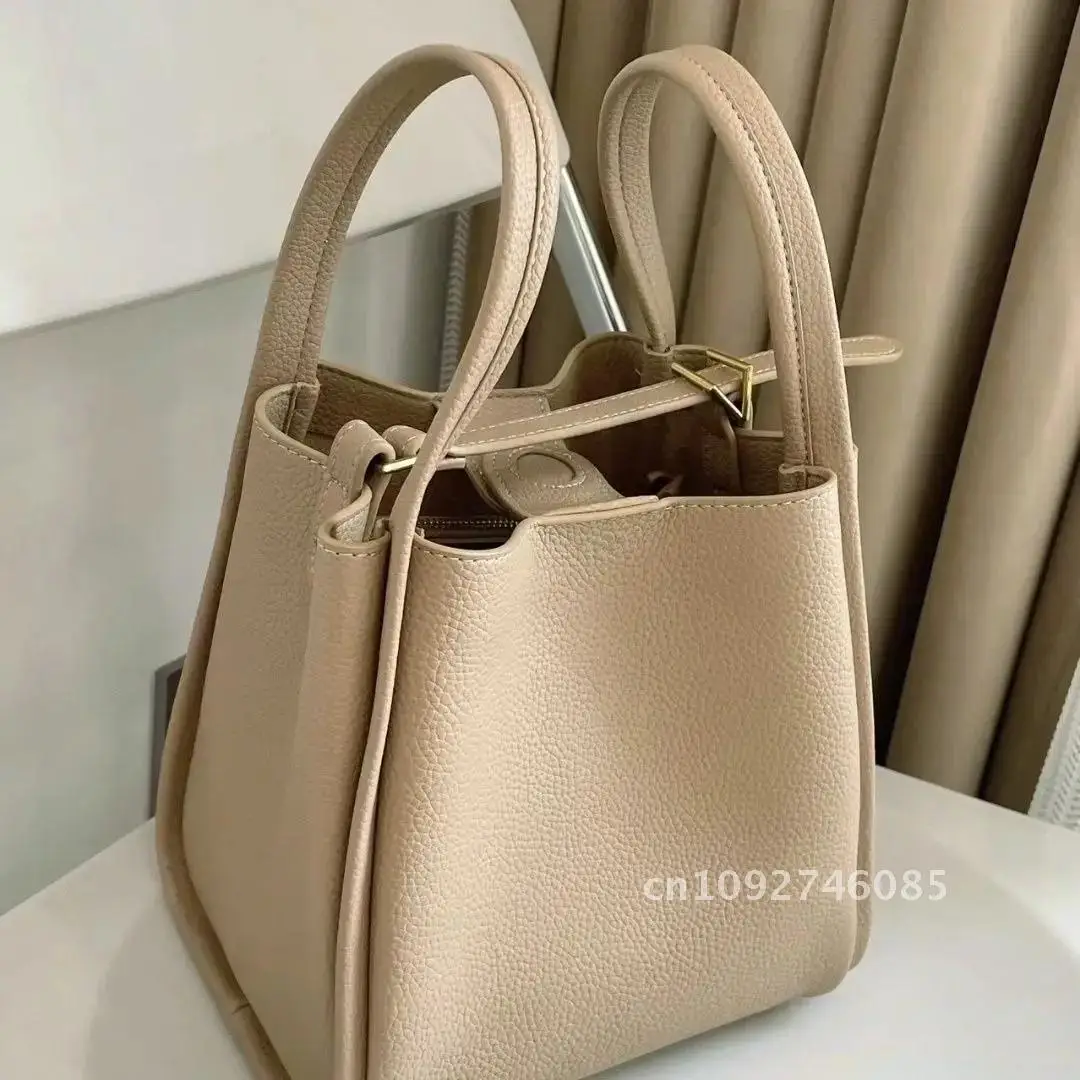 

Women's New Leather Bag Basket Handbag Female Fashion Designer Large Tote Crossbody Bucket Shoulder Luxury Capacity High-quality