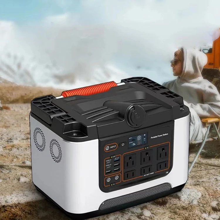 

Wholesale 700W 1100W Home Outdoor Camping Lithium Ion Battery Portable Power Station Solar Energy