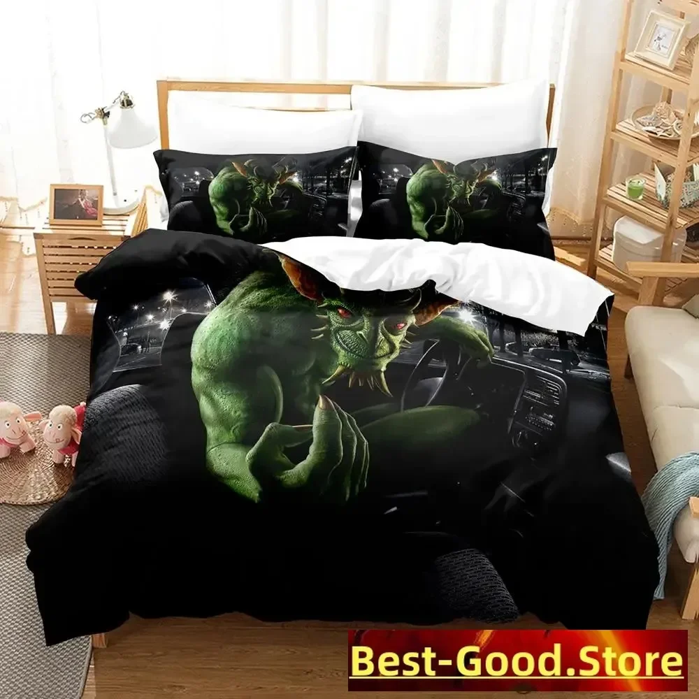 2023 Demon Monster Satan Beddengoed Set Enkele Tweeling Full Queen Kingsize Bed Set Aldult Kid Slaapkamer Duvetcover Sets Anime