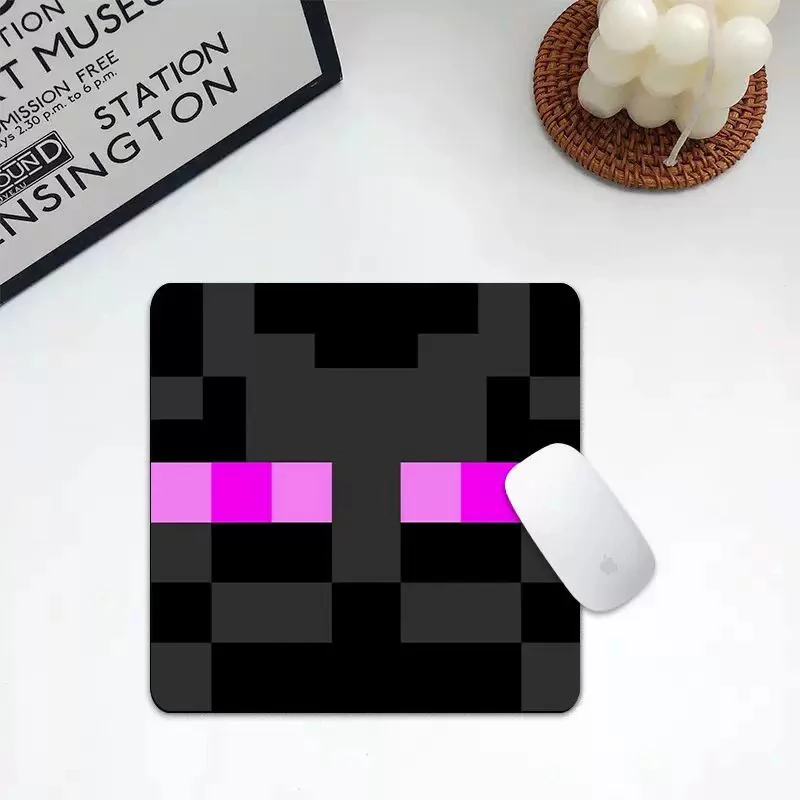 

Коврик для стола с рисунком из игры Sandbox, маленький коврик для мыши с изображением Эндермена, зеленый, подарок для геймера, коврик для компьютера, офисный коврик