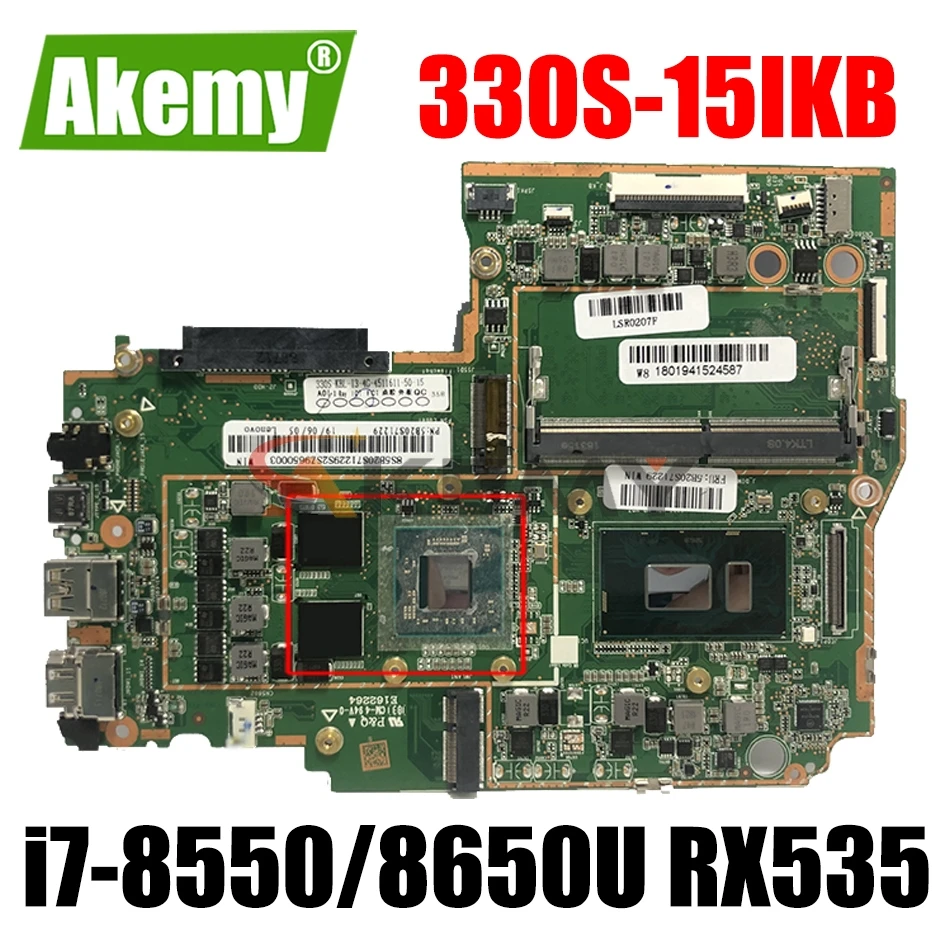 

Материнская плата для ноутбука LENOVO Ideapad 330S-15IKB, графический процессор или UMA с процессором 4405/4415 I3/I5/I7, 4 ГБ ОЗУ, 100% тест IdeaPad