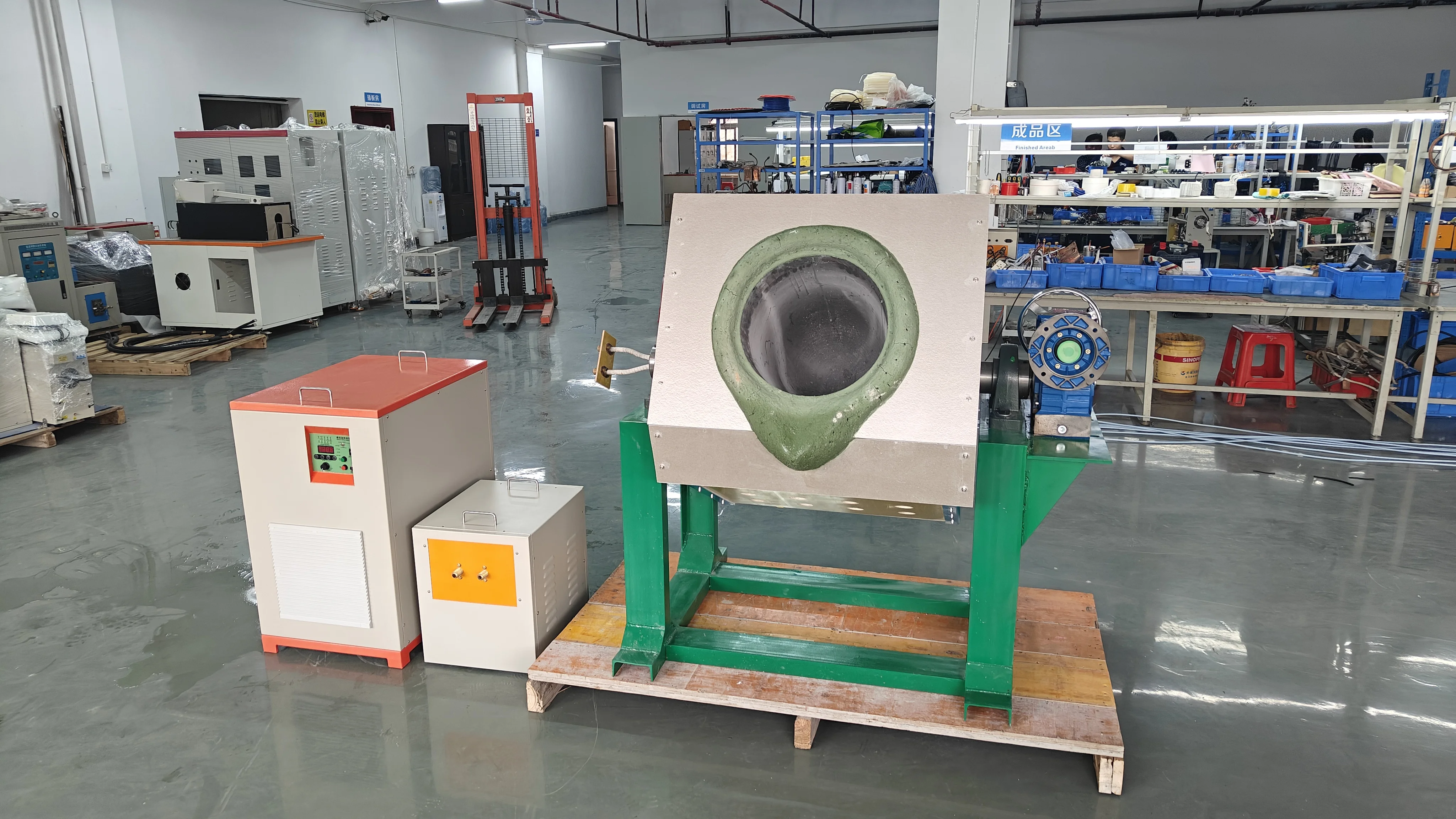 Mittelfrequenz-Metallschmelzofen für Kupfer/Legierung/Aluminium