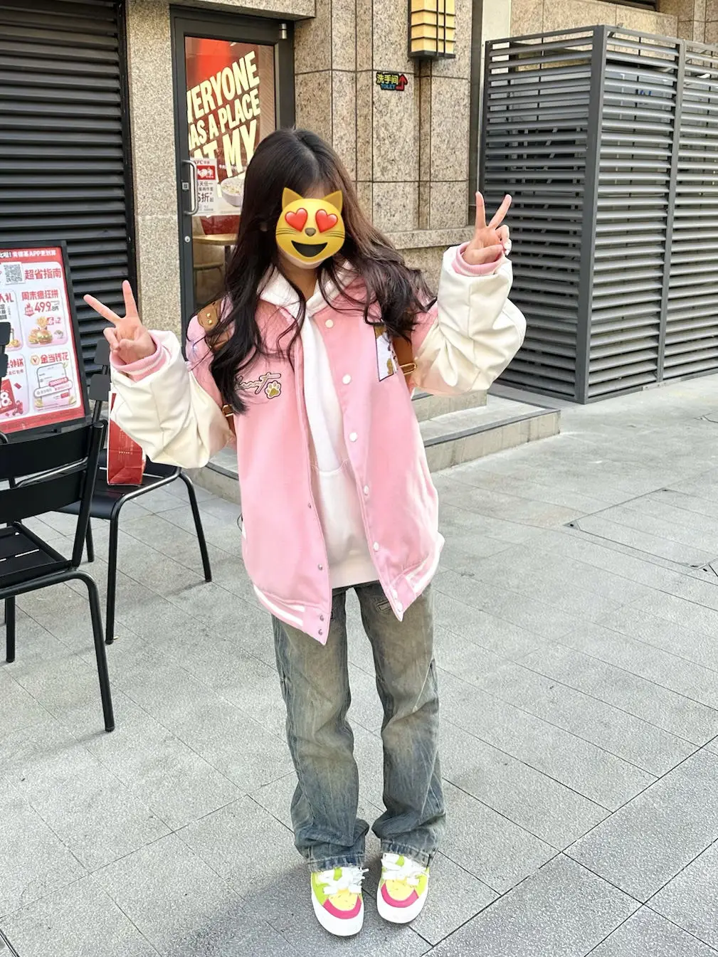 

Бейсбольные куртки для подростков и женщин, осенние, утепленные, средней длины, с рукавами «летучая мышь», с принтом, для пар, на флисовой подкладке, комбинированные, в стиле OL