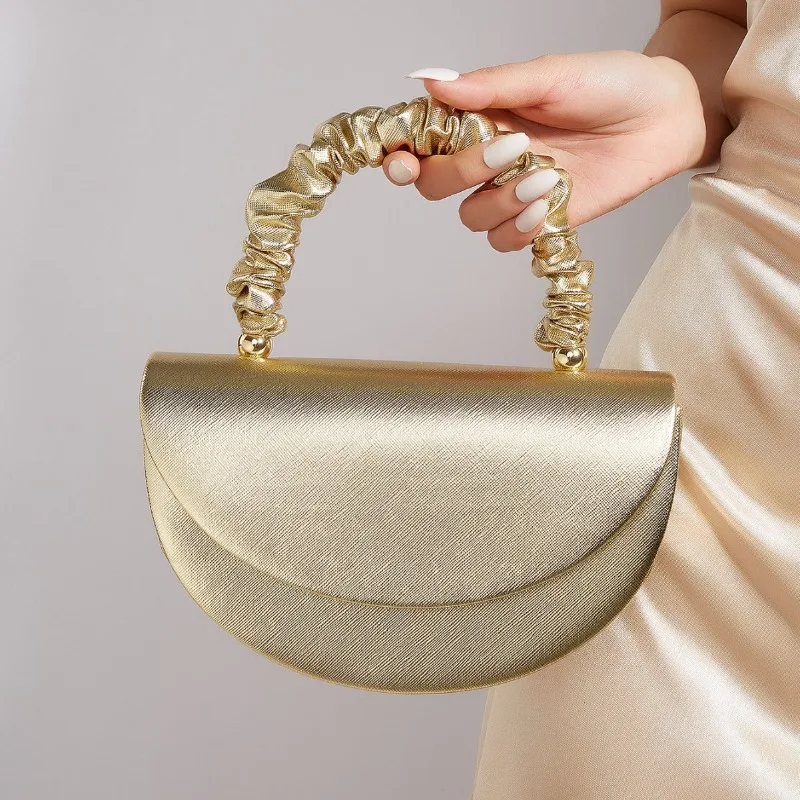 Wrinkled Wrist Crossbody Bags for Woman Shoulder Bag Fashionable Versatile Trendy Purse and Handbags Designer Bags Сумка Женская