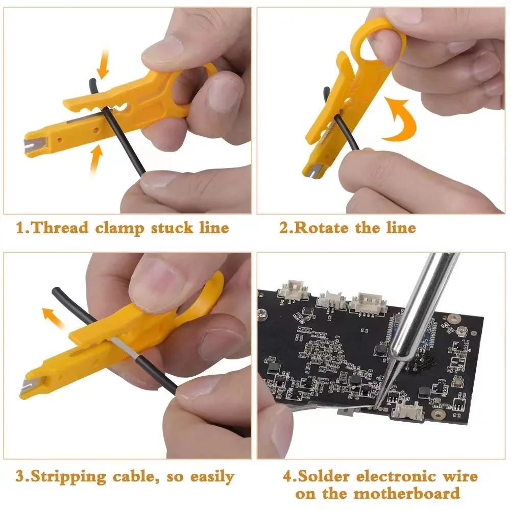 15 in1 Adjustable Temperature Soldering Iron Soldering Kit With 908 Electric Sodering Iron For Mobile Phone Repair Tools Set