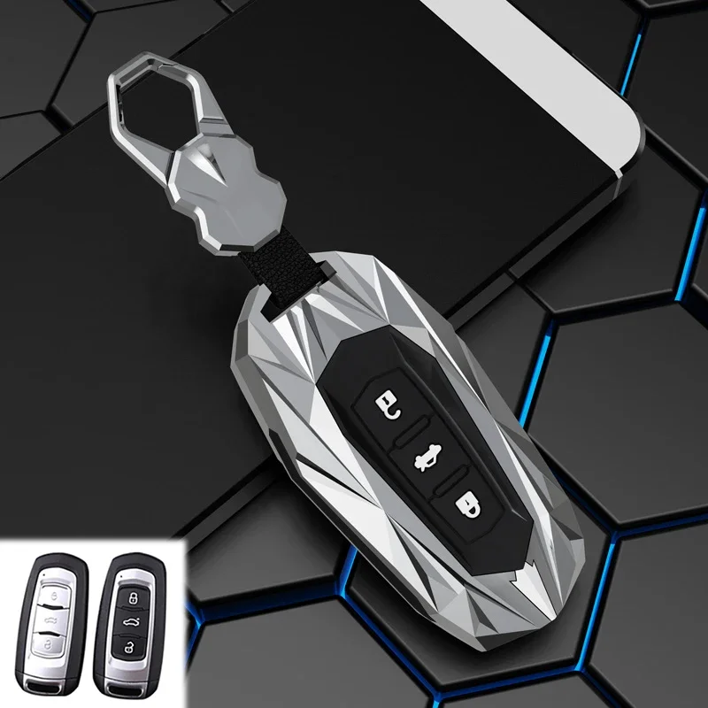 

Alloy Car Remote Key Case Cover For Geely Atlas Boyue NL3 EX7 Emgrand X7 EmgrarandX7 SUV GT GC9 Protected Shell Fob Accessories