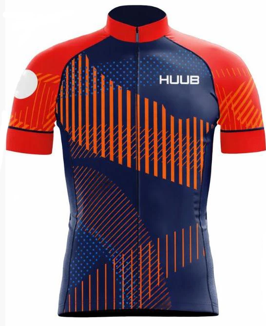 Neues HUUB Radtrikot in 17 Farben, kurzärmelige Rennoberteile, Sommer-Fahrradtrikots – Detail 10