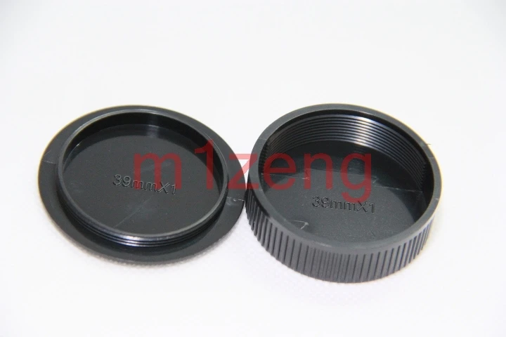 39 Rear Lens Cap/Cover+Camera Body Cap protector for leica M39 L39 39mm Screw Mount Black