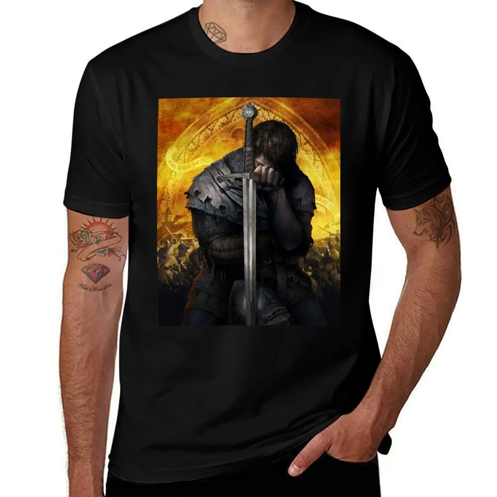 Kingdom Come Deliverance Game T-Shirt plus size tops tops customizeds clothes for men