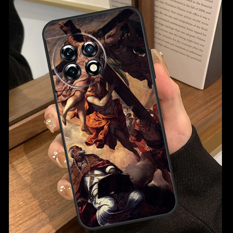 حافظة مجمعة للرسم الشهير من عصر النهضة لهاتف OnePlus Nord 5 CE 2 3 4 Lite N20 N30 OnePlus 13R 12R 8T 10T 13T 10 11 12 13 #5