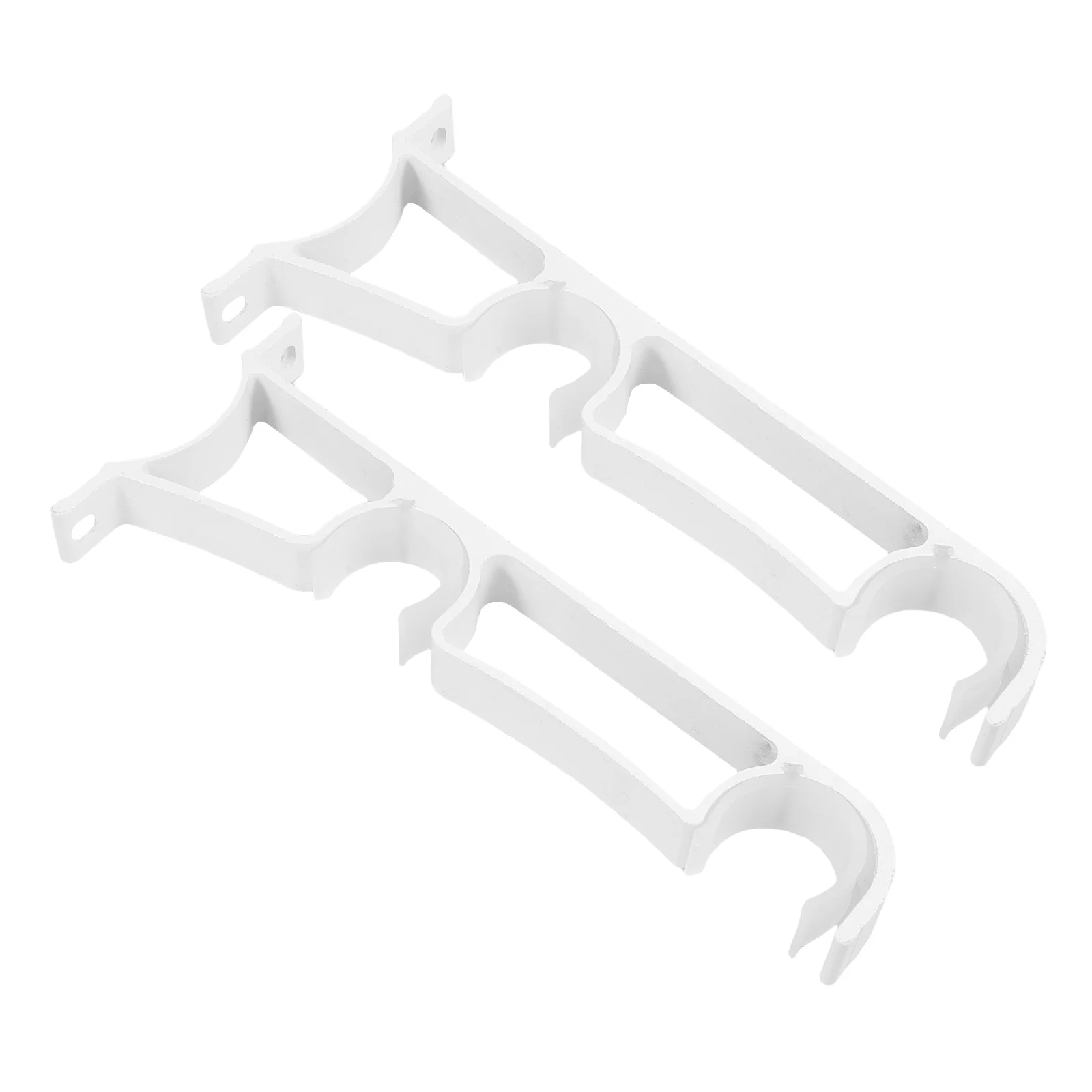 

2pcs Aluminum Alloy Roman Curtain Rod Brackets Heavy Duty Wall Mount Shelf Accessories Window Door Shower Curtains
