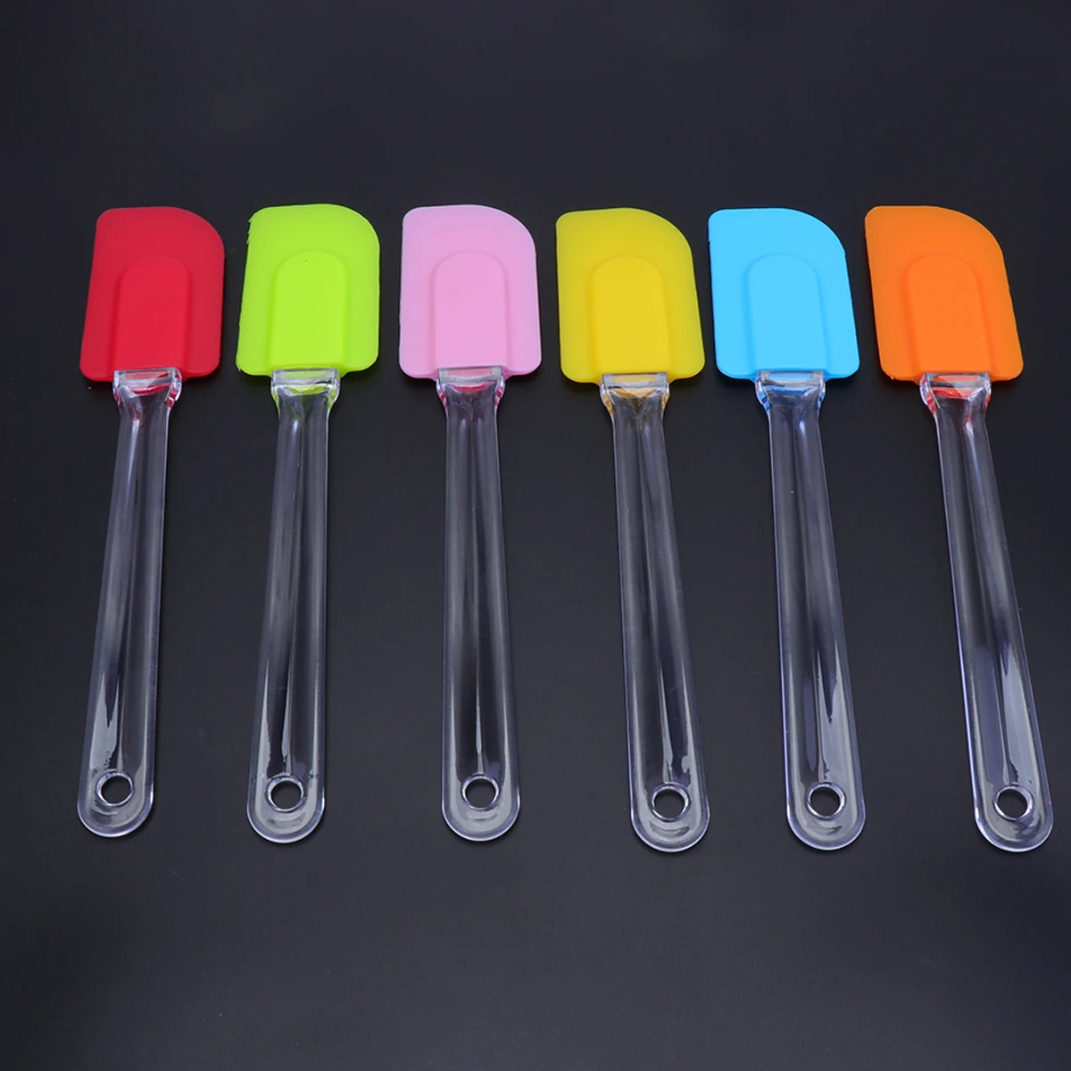 

6 Pcs Silicone Spatula Multifunction Baking Tools Cake Cream Scraper Avocado Tool Kitchen Pastry Helper Easy Clean