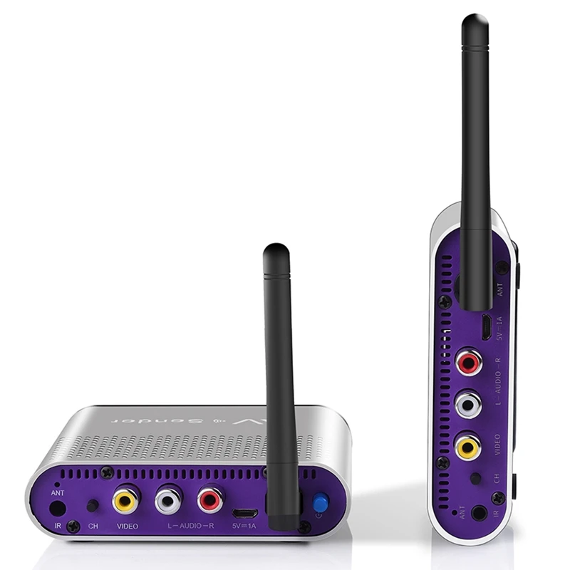 Imagem -04 - Wireless Sharing Transmissor Receptor Grupos de 5.8 Ghz Áudio e Vídeo tv 300m Signal Adapter Av530