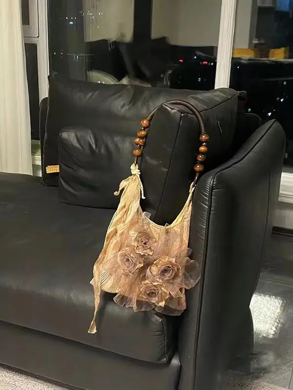 Miyagawa-bolso para las axilas de Instagram para mujer, bolsa de mano de gran capacidad, bolso de un solo hombro, 2024