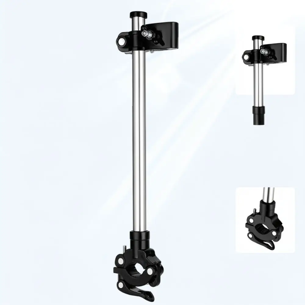 Versatile Umbrella Holder For Bike Ebike Stroller Durable Stainless Steel Mount Bracket Outdoor Weather Protection Gear