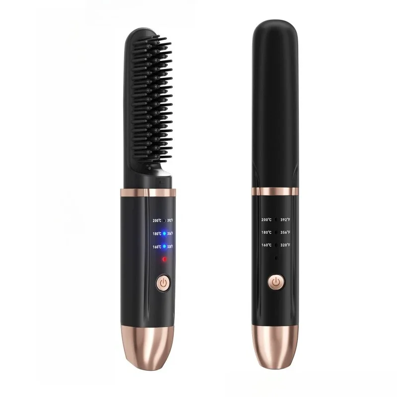 

Wireless hair straightener, straight curling iron, hair straightener, hairdressing, lazy hair straightener.