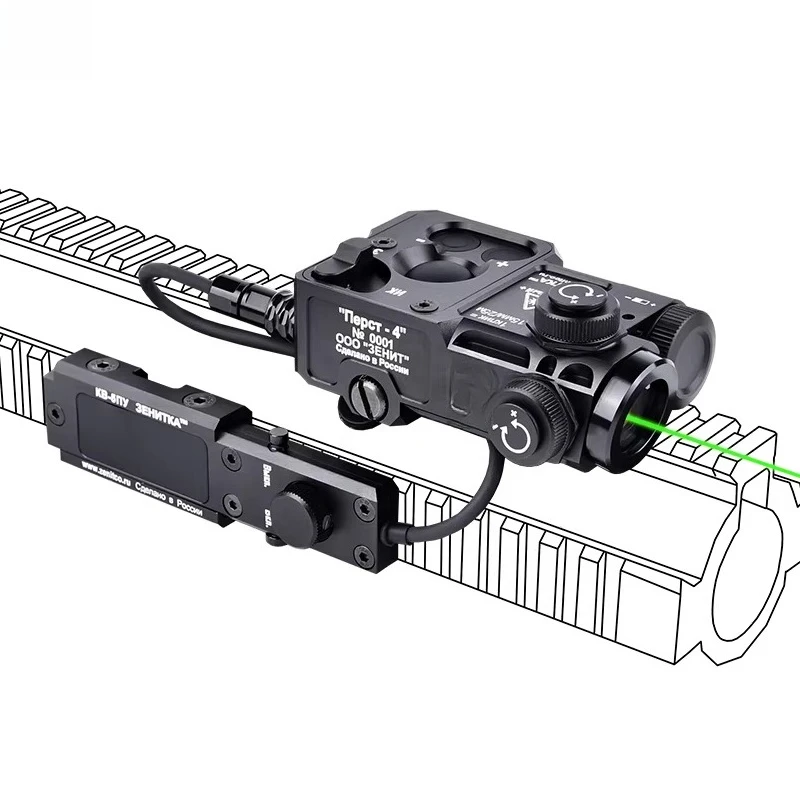 Metal Tactical Flashlight Laser Indicator PEQ Laser Box Infrared Sight