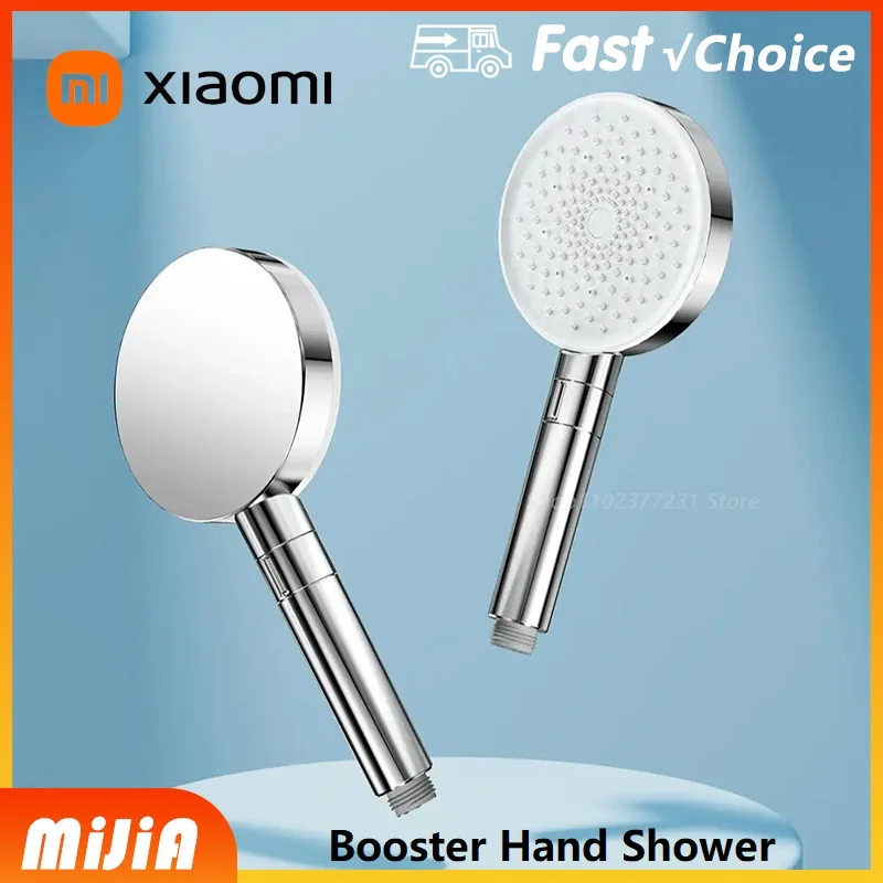 

New Xiaomi Mijia Booster Hand Shower Pressurized Water Outlet Low-Noise Water Inlet Technology Anti-scald Handle Design