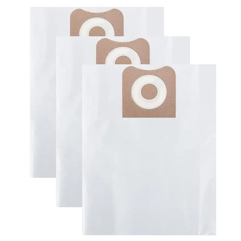 ABKJ-3 Pack VF3502 High Efficiency Dust Bags For RIDGID 12 To 16 Gallon Wet/Dry Vacs, Fine Dust Bags Replacement