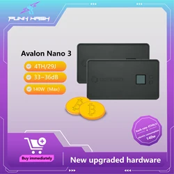 Avalon Nano 3 4TH/S Bitcoin Miner with Canaan Power Supply Mining Crypto Miners Btc Nerdminer ASIC Miner