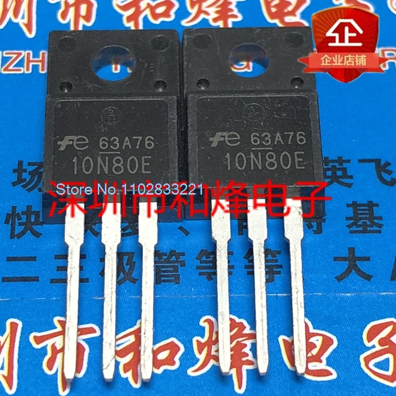 (5PCS/LOT) 10N80E FMV10N80ETO-220F 800V 10A