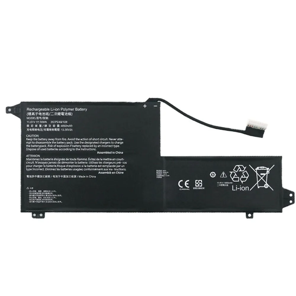 بطارية الكمبيوتر المحمول ل 6-87-L240S-S1N01 11.61V 55WH 4650MAH 9PIN 9Lines 6-87-L240S-74B00 15.4V 4675mAh 73Wh جديد
