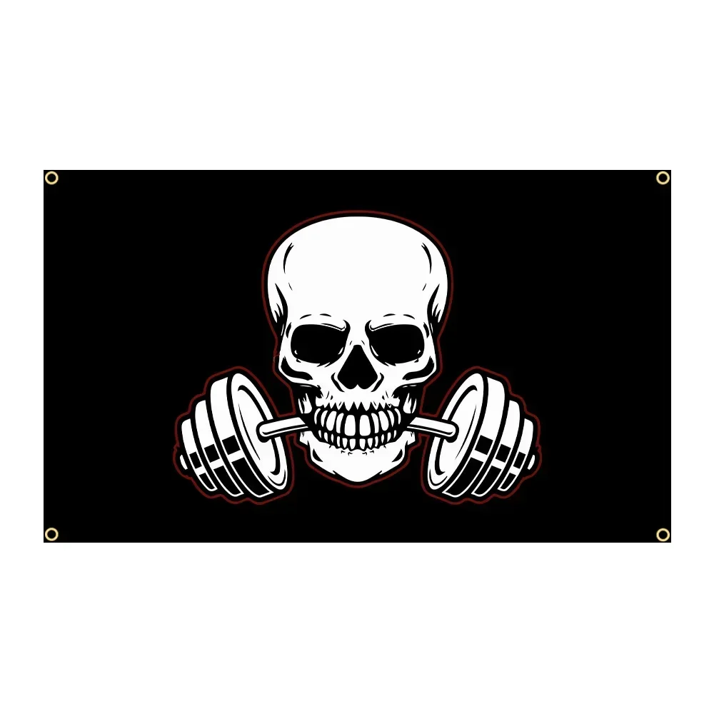 90x150cm Power House Flag Polyester Printed GYM  Banner For Decor