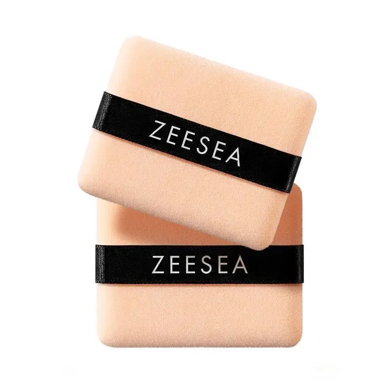 ZEESEA 2pc-sets Double-sided flocked powder puff loose  contour powder makeup  puff  makeup sponge beauty