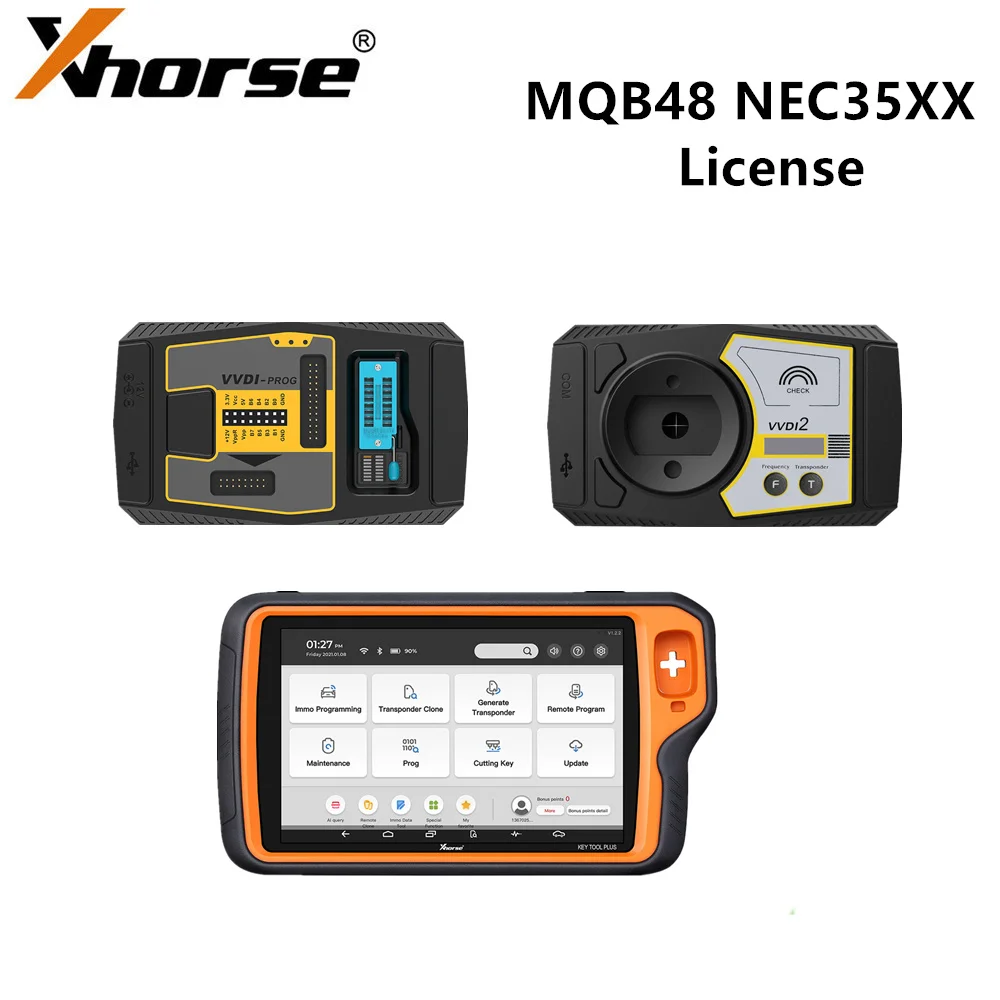 Xhorse ForVAG MQB Add Key and All Keys Lost License for VVDI Key Tool Plus, VVDI2 +VVDI Prog