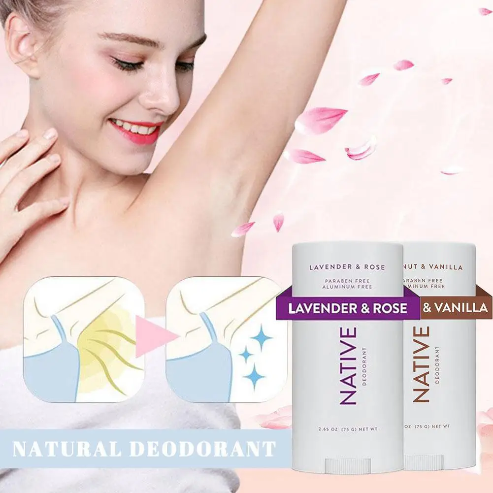 Anti Odor body Deodorant Natural Underarm Deodorant Stick Refreshing Application Antiperspirant Cream Portable Healthy Gifts