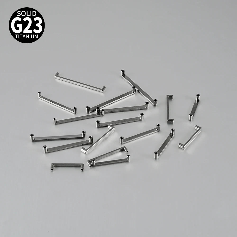 1PC 14G/16G Grade 23 Titanium Dermal Base Internally Threaded Replaceable Top Barbell Piercing Surface Piercings Body Jewelry