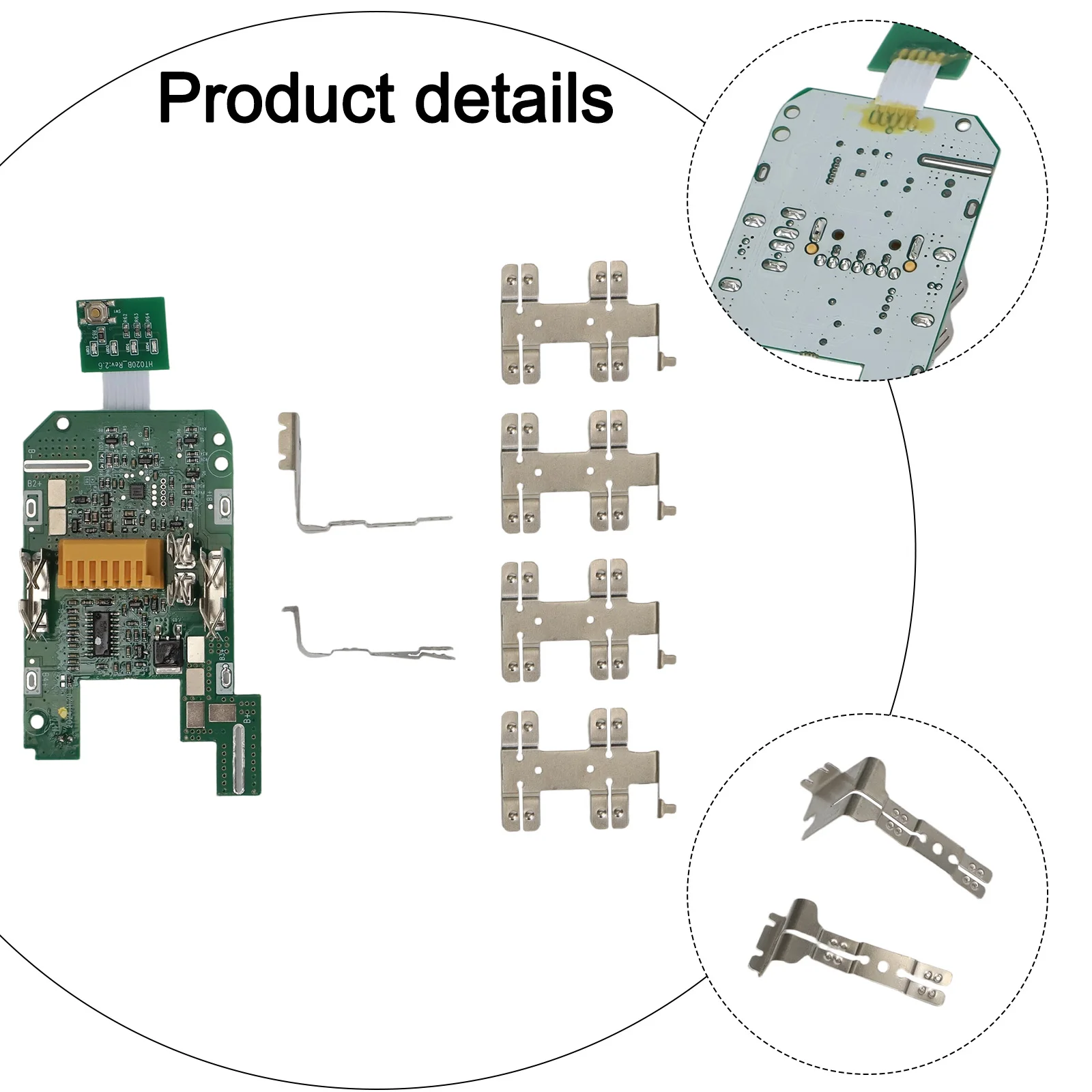 

Sophisticated PCB Circuit Board for Safe Charging of For 18V Lithium Battery Packs with Comprehensive Protective Features