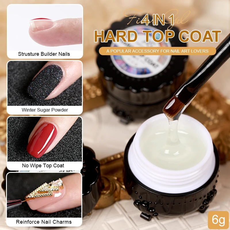 AS 4 In 1 PVC Soft Solid Gel 6ML Stereo Modeling Carve Gel Soak Off UV LED 3D scultura colore trasparente Hard Nail Art Gel