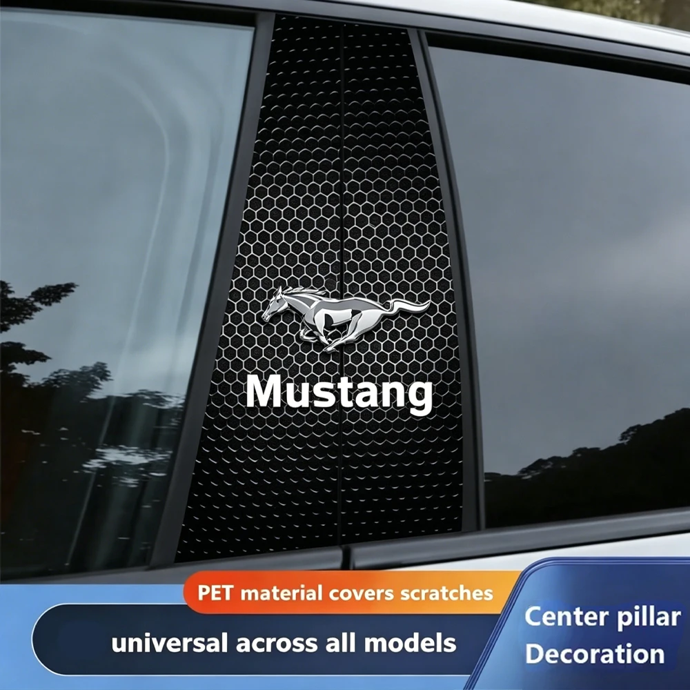 

Car Middle Column Creative Stickers For Ford Focus Mk7 Mk3 Mustang Kuga Ranger Scratch Protection Decorative Paster Car Supplies