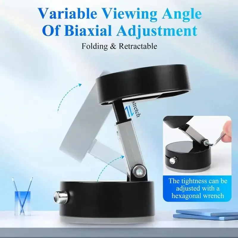 حامل هاتف مغناطيسي، قابل للتعديل والطي، كوب شفط قوي، امتزاز مفرغ، هاتف محمول متعدد الوظائف