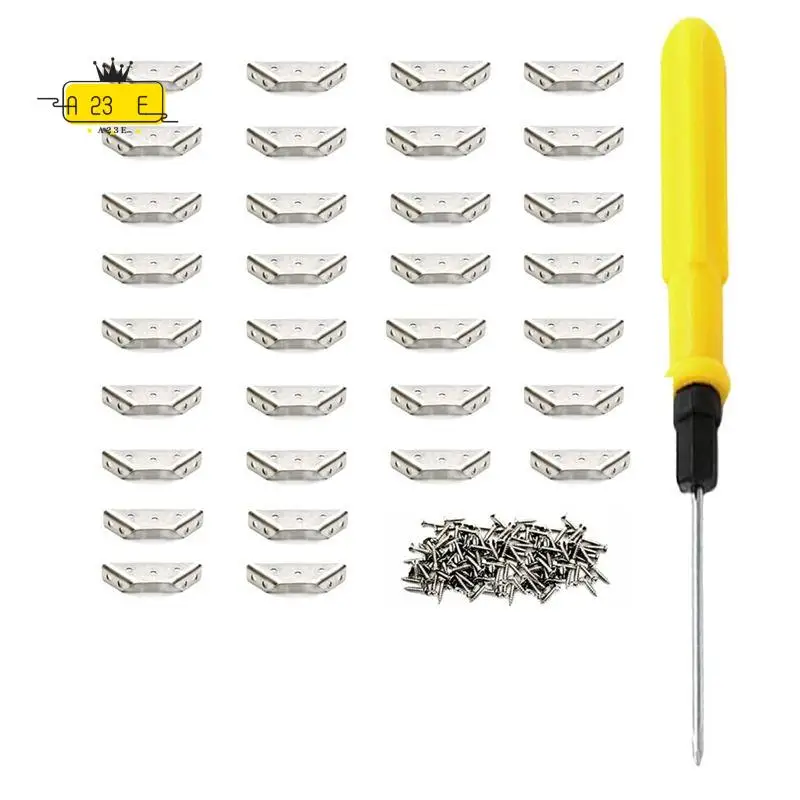 

Универсальный угловой соединитель для мебели из нержавеющей стали A23E, маленький угловой кронштейн для шкафов и настенных модулей, трехсторонний уголок-фиксатор