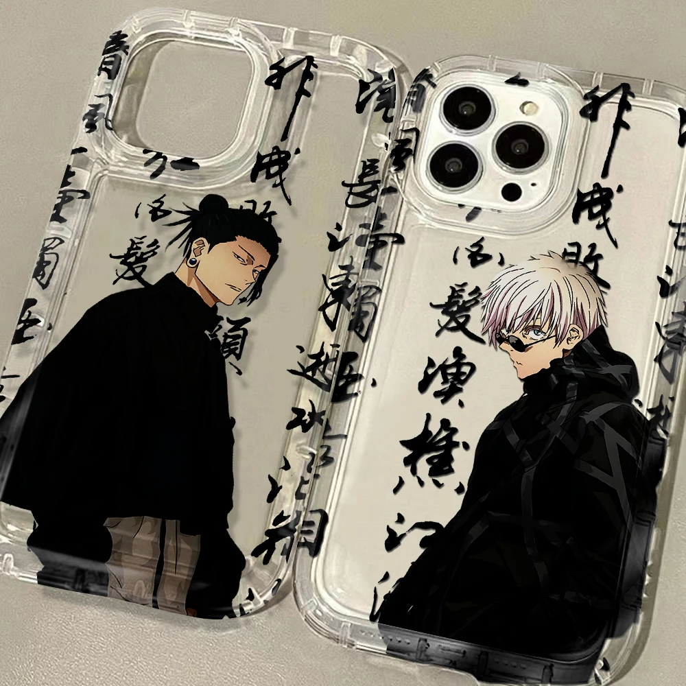 Jujutsu Kaisen New Clear Case for Samsung A03S A05S A13 A14 A21S A22 A23 A24 A31 A32 A33 A34 A35 A51 A52 A53 A71 A72 5G Airbag