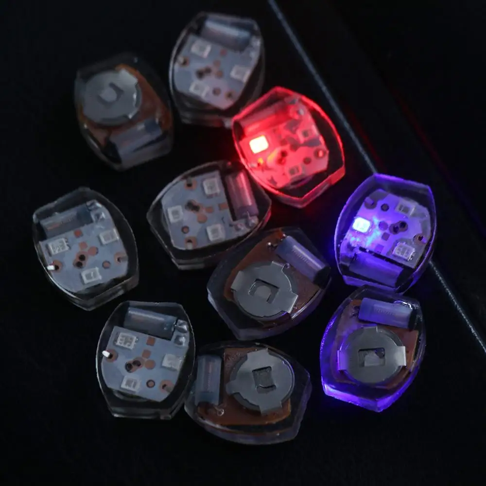 

10Pcs Sandal Accessories Plastic LED Shoe Light Luminous Miniature Vibrating Light Glowing Movement Electronics Lamp Diy Toy