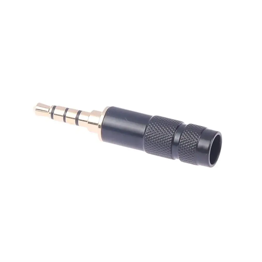 Fotografia 5: 3.5mm trrs fêmea 3.5mm trs macho microfone estéreo jack conversor de microfone plugue balanceado trs para rrs conector conversor adaptador