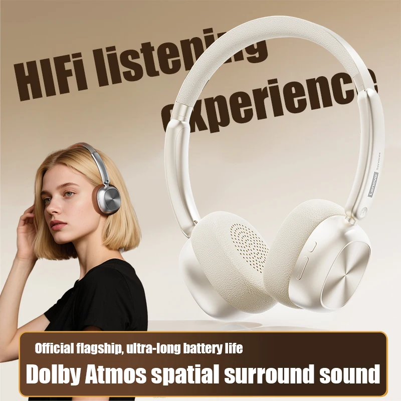 لينوفو LE600 سماعة بلوتوث 6.0 HD دعوة لاسلكية الكمون المنخفض سماعة الألعاب ريترو ستايل HiFi سماعات الصوت طويلة التحمل #2