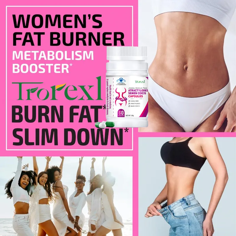 Best Slimming Products Weight-Loss Diet Pill for Women, Fat Burners Natural Appetite Suppressant Reduces Belly Fat Beauty Health